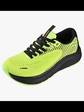 Jackshibo Men's Neon Lime Athletic Swim Shoe - Black Accents #71